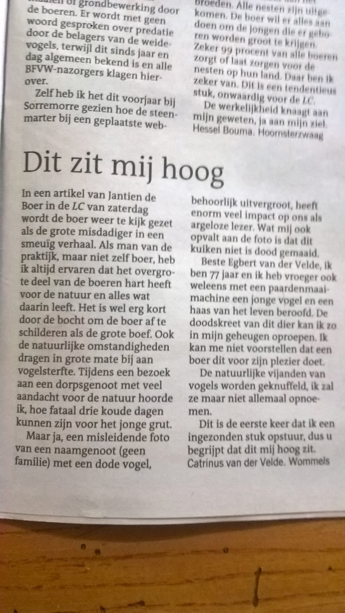 Natuurlijke vijanden van vogels worden geknuffeld... #natuurinclusief #boerennatuur #predatie #misleiding