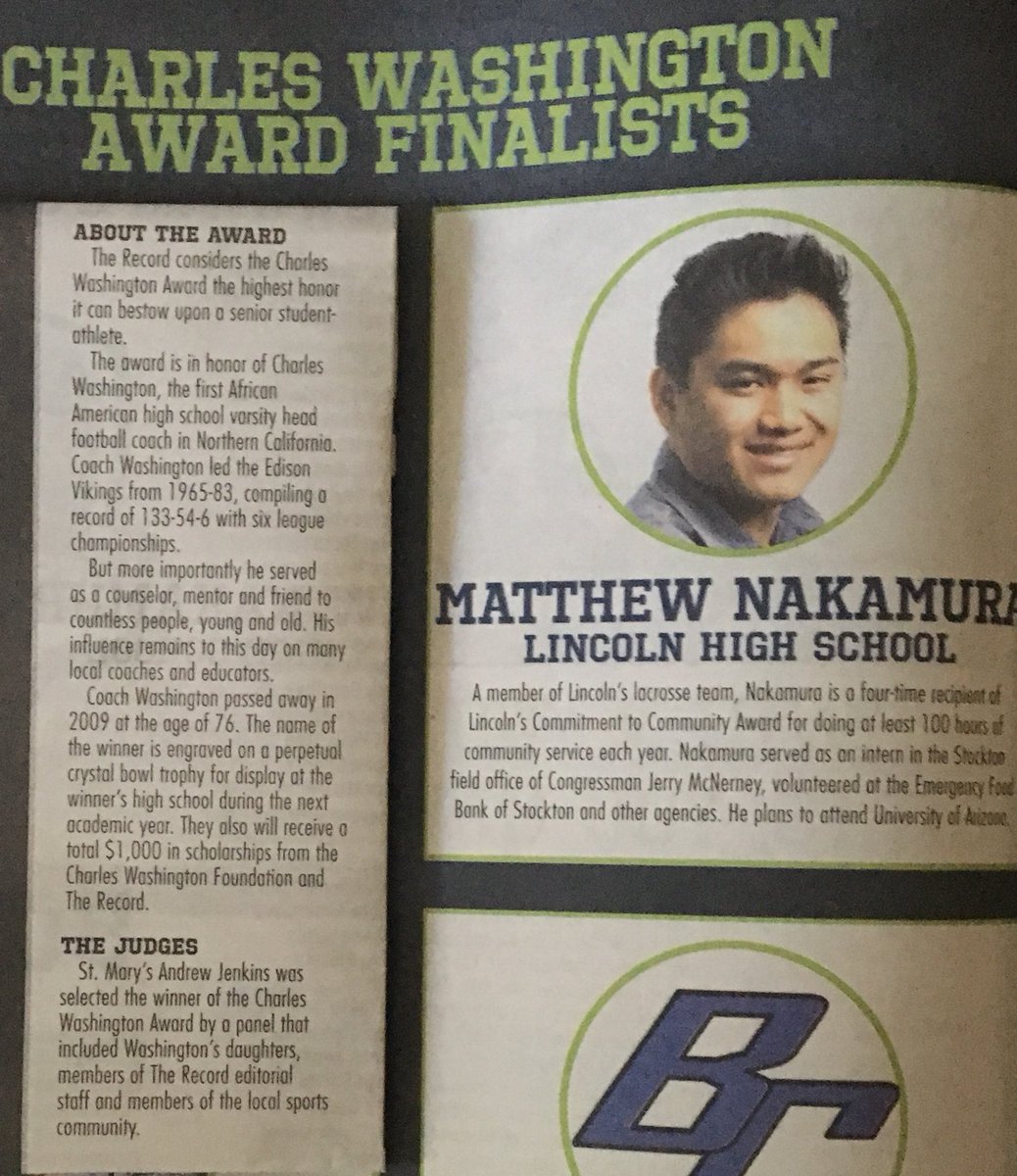 Coach Washington was a great mentor to Edison student-athletes. Very honored that Matt was a finalist for his award. #allstarrecordpreps
