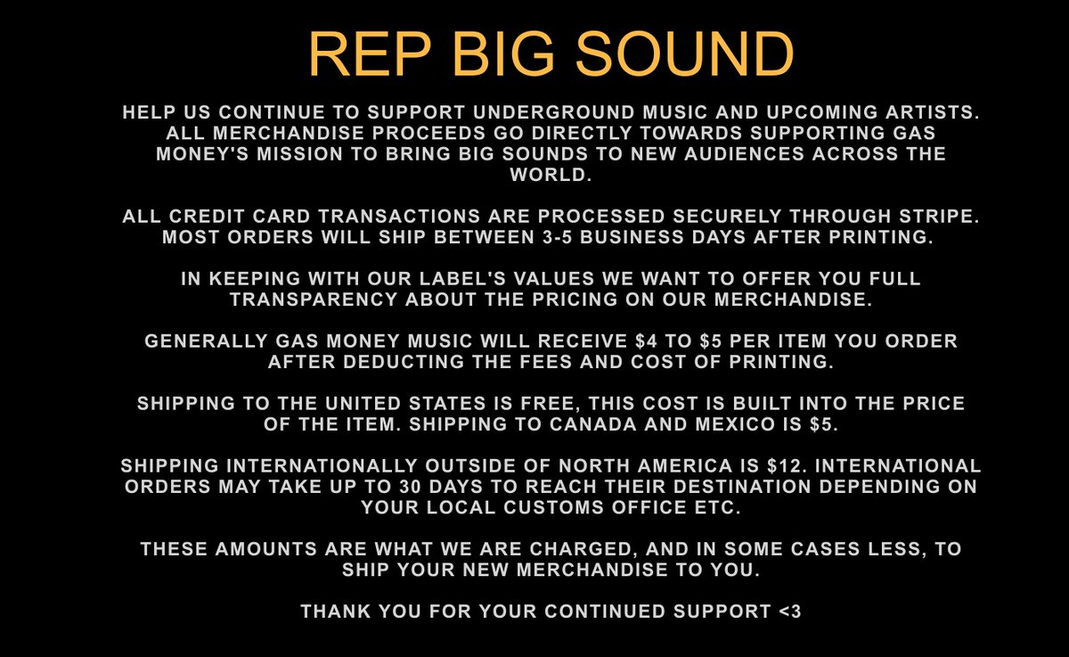 GasMoneyLabel's tweet photo. REP BIG SOUND. SOOON. https://t.co/MzV9mvEgnO