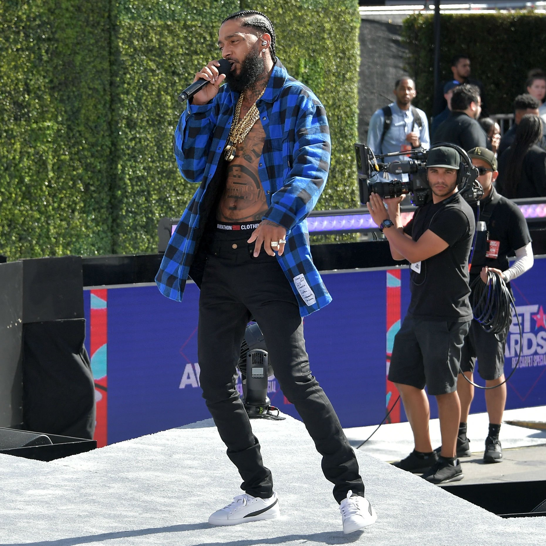 Puma Clyde at the #BETAwards 