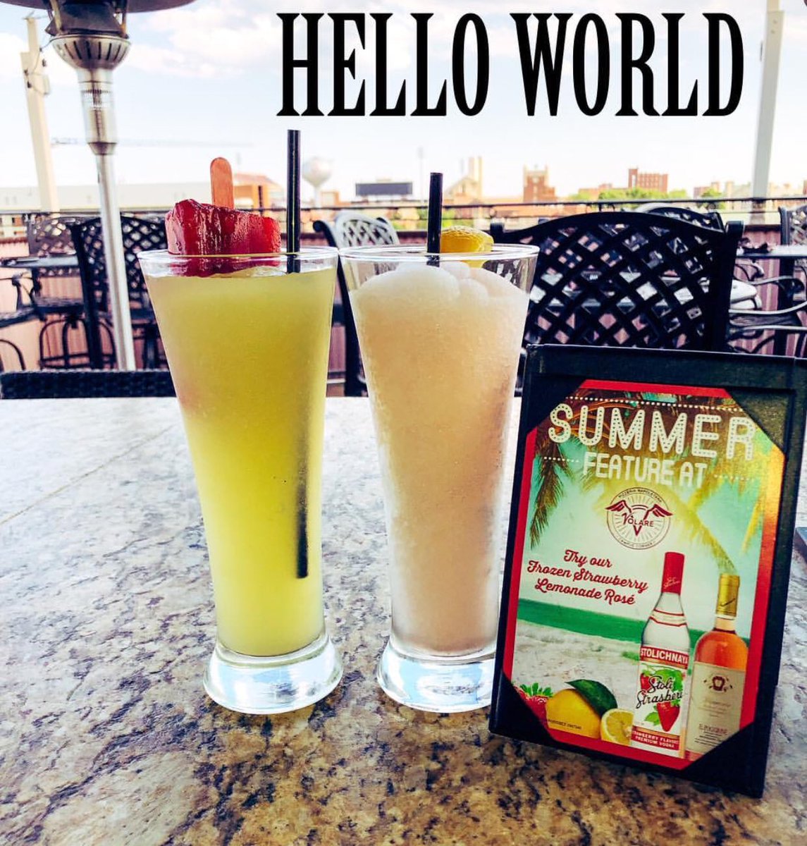 Come say hello to our new Frozen Strawberry Lemonade Rosé and our classic SS163! Here All Summer Long! #Volare #Boomer #Fly #Frozen #Dranks