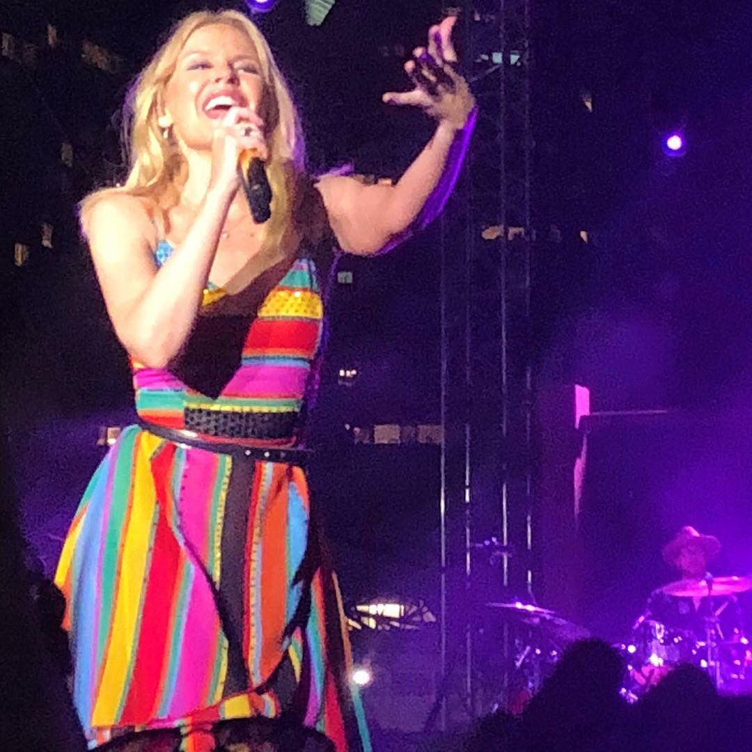 EliseElliottFWC's tweet photo. The Kween @kylieminogue was epic tonight @NYCPride #defiantlydifferent #onanightlikethis #golden https://t.co/IR8bG1oGx0