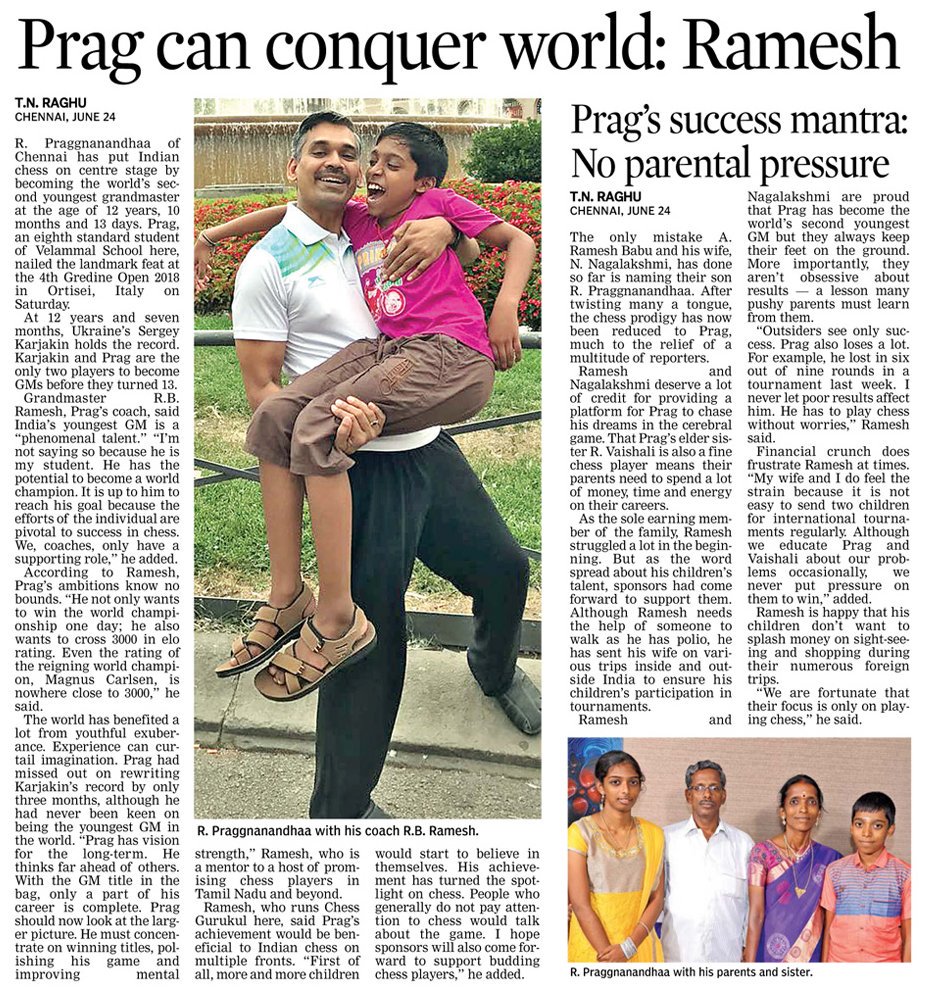 tnrags's tweet image. Stories on prime movers behind Prag @Rameshchess @vishy64theking #prag  #chesschamp