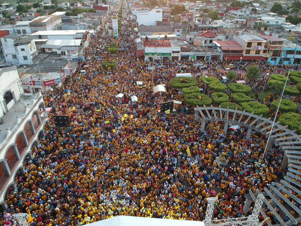 JorgeLeyva_'s tweet photo. Así el cierre en #Huimanguillo, gran apoyo para @gerardogaudiano y los candidatos de #PorTabascoAlFrente #GaudianoGobernador @polimniaromana @adiazpi @alexiaincomoda #Tabasco https://t.co/3iRCw913yt