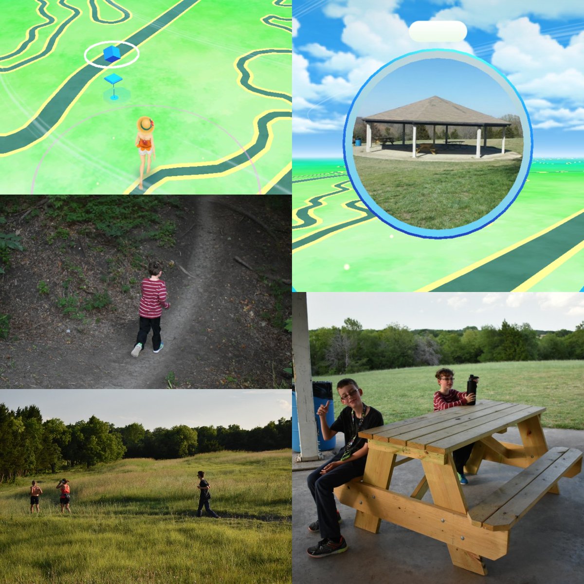 Some friends were trail running &amp; I thought I would take my boys to explore &amp; my oldest took off with the runners, then lost them. <a href="/PokemonGoApp/">Pokémon GO</a> saved us! He looked at his map and told me the nearest pokestop!!! Next time he would like to keep up with the runners (WITH me)!