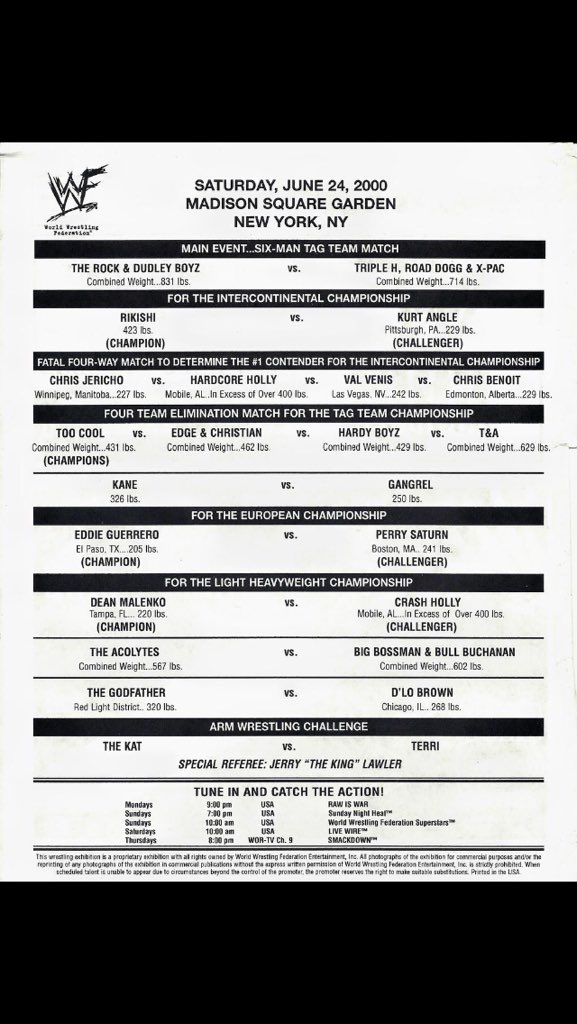 bullyray5150's tweet photo. 18yrs ago today. 
@wwe @WWEUniverse https://t.co/qFMOWCPzLn