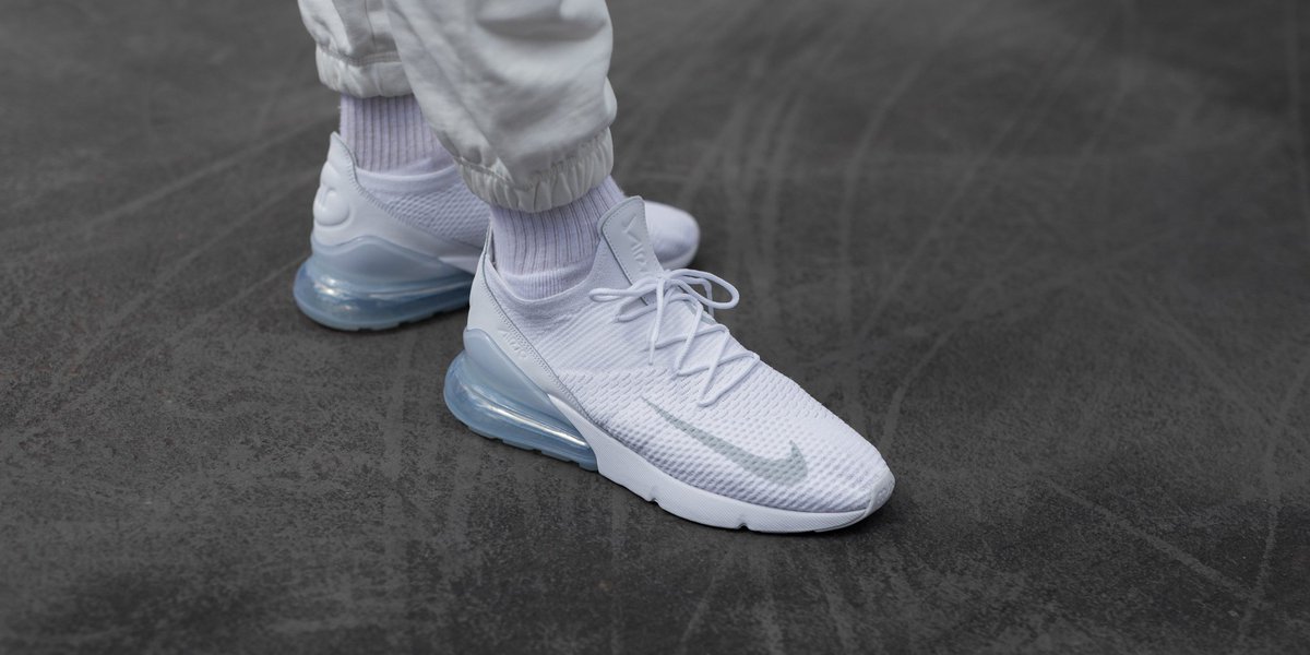 nike air max 270 flyknit pure platinum