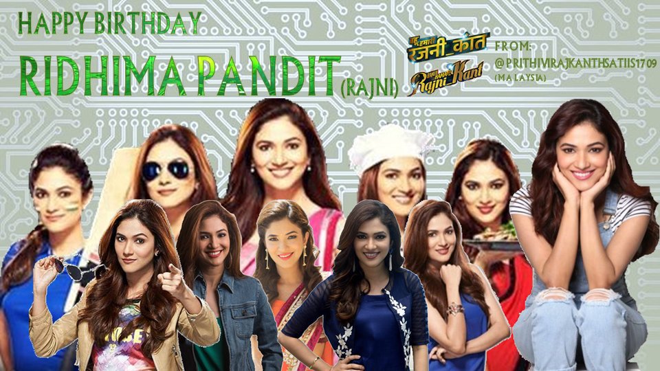RajSatiis1709's tweet photo. Happy Birthday for her role as Rajni in Life OK's popular serial comedy show Bahu Hamari Rajni Kant as RAJNI (Randomly Accessible Jobs Network Interface)- a super humanoid robot.
@PanditRidhima @RidhimapanditFC @FCRidhimaPandit
@PanditRidhimaFc https://t.co/mChSHJLwZi