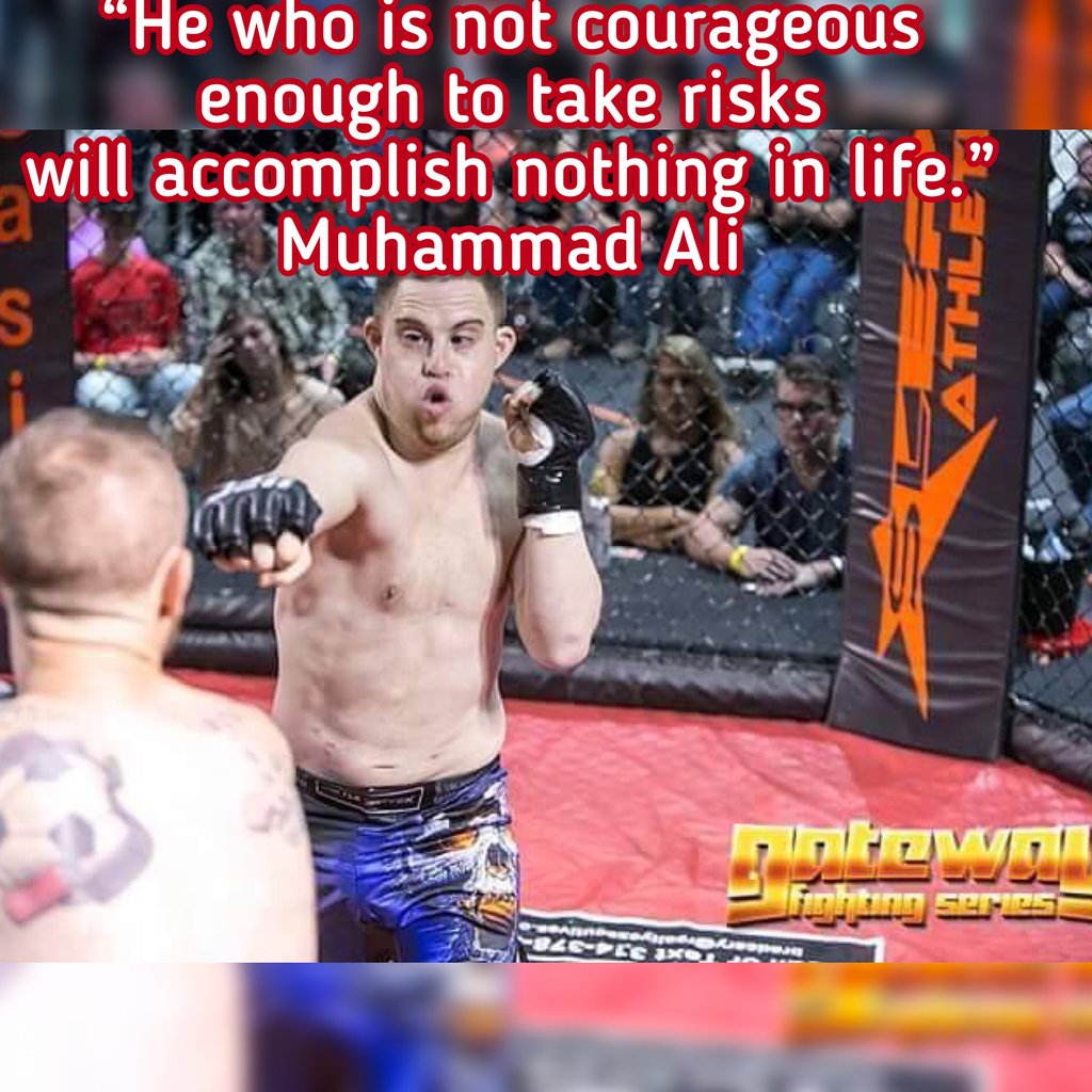 GarrettsFight's tweet photo. “He who is not courageous enough to take risks will accomplish nothing in life.”
Muhammad Ali
🙌🏻🙌🏻
Link in Bio
#wefightforfitness
#bruteaf #zapposadaptive
#playunified
#inclusionmatters
#fightforautism
#bestbuddiesfl
#specialolympics
#Iamadaptive
#adaptivecrossfit https://t.co/BswxLeF5pM