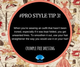 ClothingIndijoy's tweet image. Ever thought your hair straightener could do this? Follow us for more such hacks and tips! #ProStyleTip #fashion #Tips