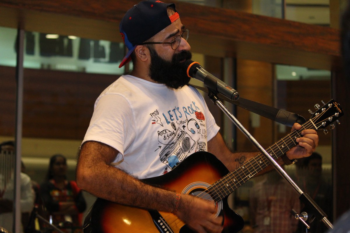 adrenolics's tweet photo. #Adrenolics performing Live at #TechM for #WorldMusicDay 2018 https://t.co/F5LfJCid8Y