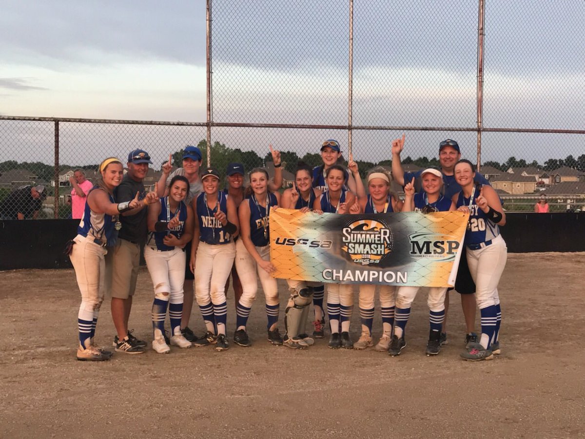 Emporia Energy 18’s win the @PlayMSP USSSA Summer Smash tourney in Kansas City! Proud of these ladies!