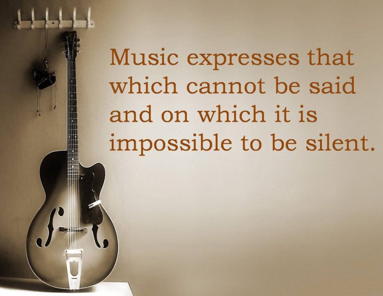 iamlourdesbaron's tweet image. ''Music expresses that cannot be said and on which it is impossible to be silent.''
—Unknown

#LourdesDuqueBaron
#Toplink