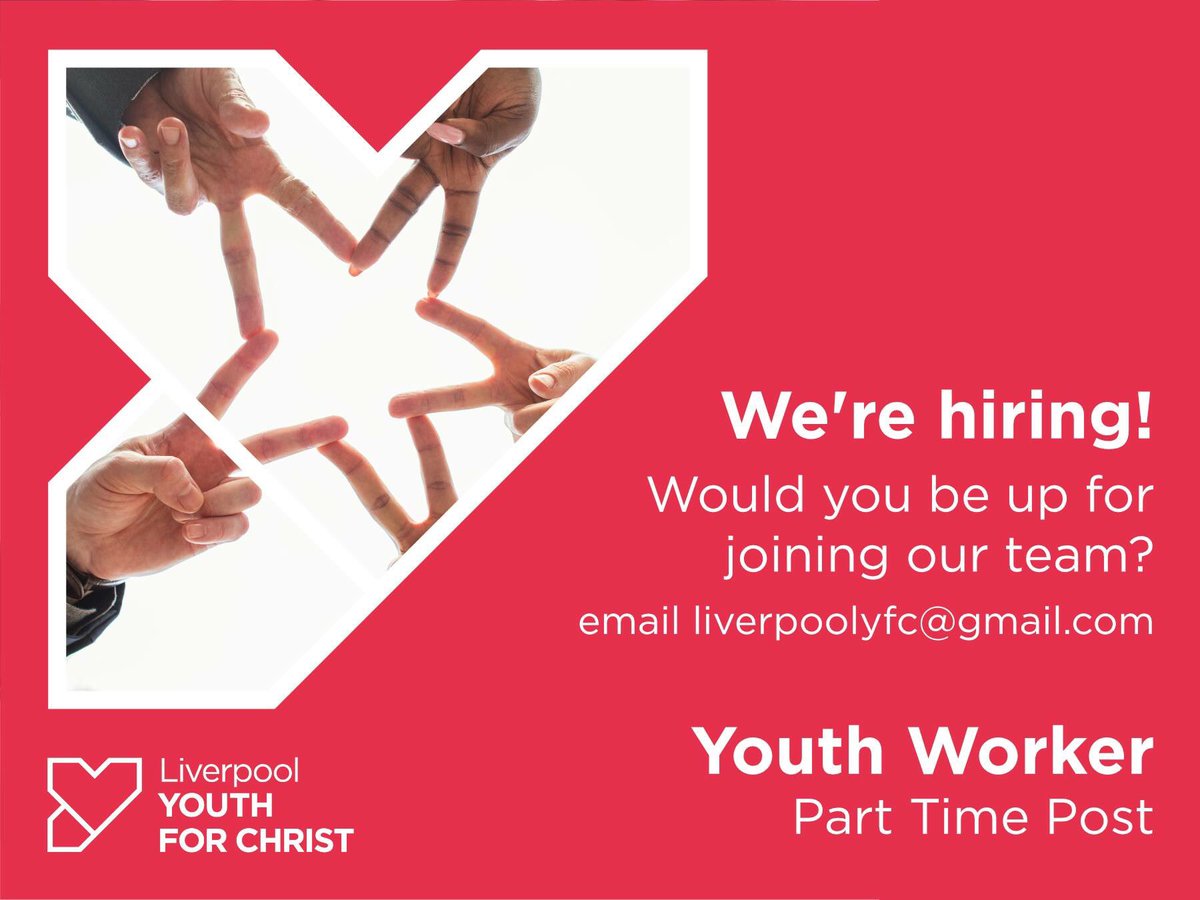 LiverpoolYFC's tweet photo. Fancy being part of our youth work across Liverpool? https://t.co/Fgah5Ki3wX