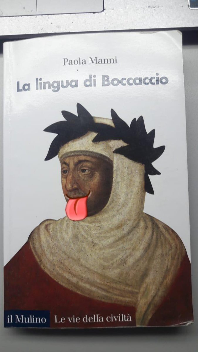 #RomaTre #LTI #LinguisticaItaliana 'La lingua di Boccaccio...' 😂🤣