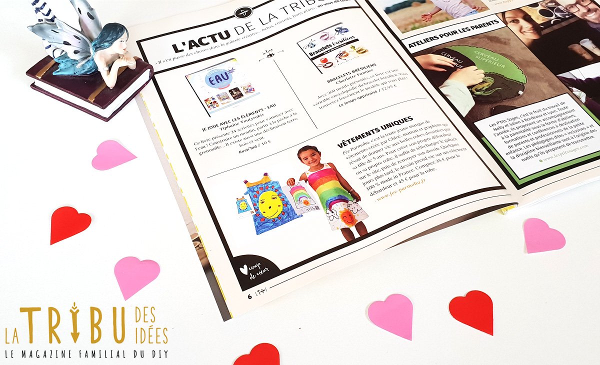 FeeParmoha's tweet photo. La Fée Parmôha, coup de cœur du tout nouveau magazine familial du DIY, La tribu des idées ! Courez vite en kiosque pour le découvrir !
#LTDI #LaTribudesIdées #FéeParmôha #magazine #DIY #famille https://t.co/b2h4AMplRE