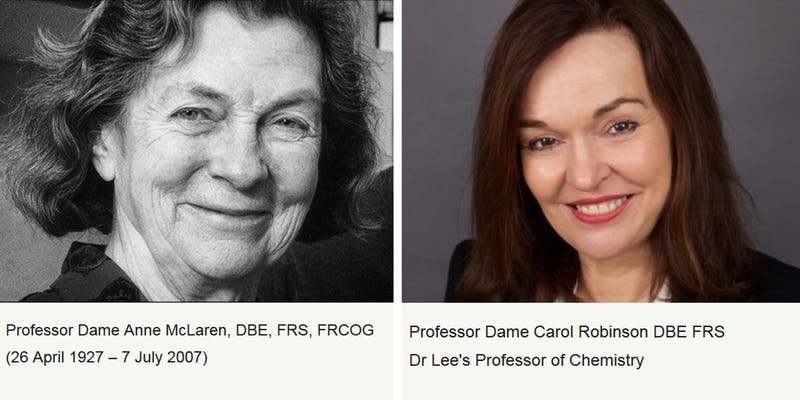 Reminder: on Thursday it's the annual Faculty of Life Sciences Athena SWAN Anne McClaren Lecture and Reception. The lecture will be delivered by Prof Dame Carol Robinson <a href="/UniofOxford/">University of Oxford</a> <a href="/OxfordChemistry/">Oxford Chemistry</a>. bit.ly/2JMKqHW