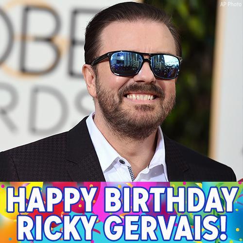 Happy birthday to the creator of The Office, Ricky Gervais!  Happy Birthday, ! 