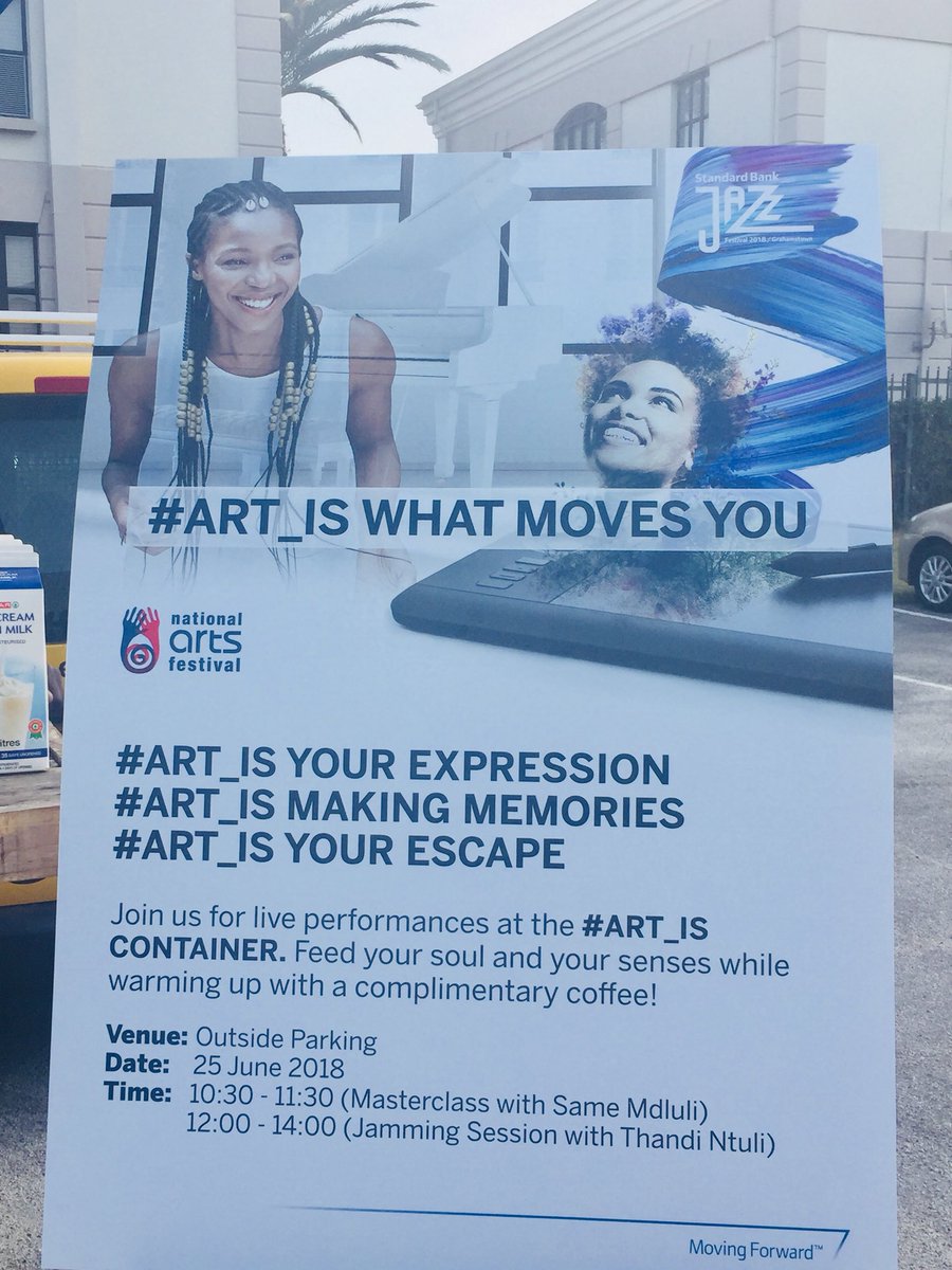 ThandiNtuli's tweet photo. The road to #NAF2018 #ART_IS #SBYA2018 https://t.co/tM27gSLZjS