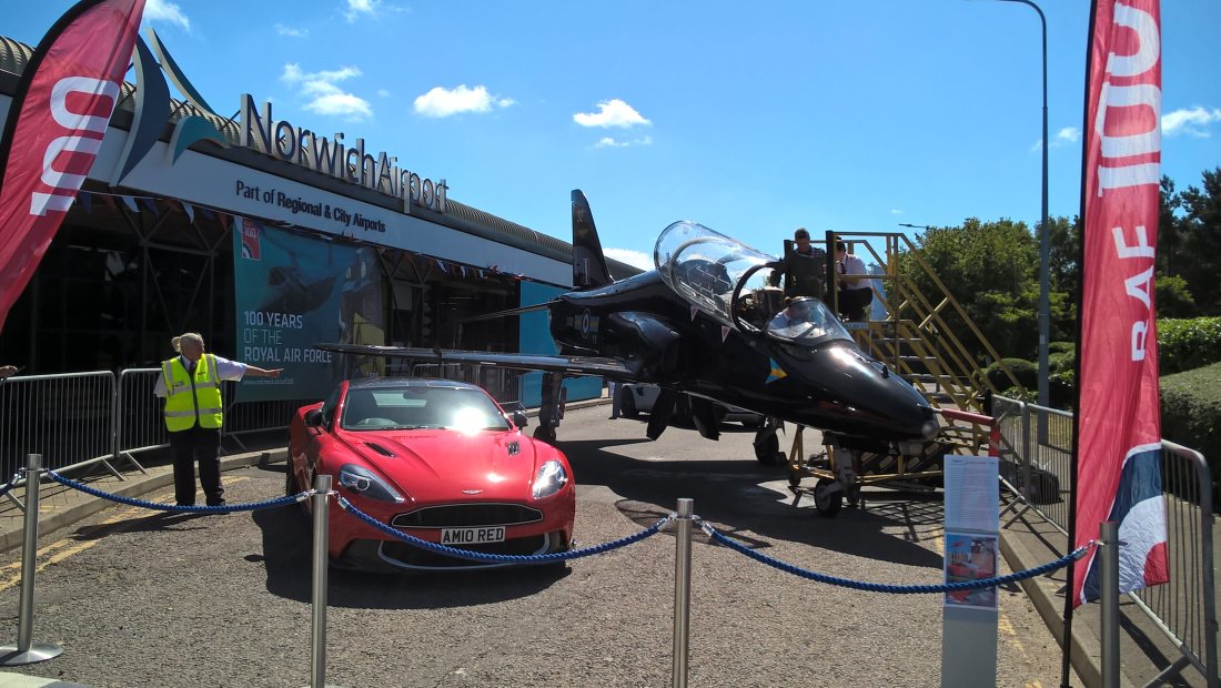 NorwichAirport's tweet photo. Thank you so much to everyone who visited Norwich Airport this weekend to help us celebrate #RAF100 ✈️🎉

Here are some stunning photos taken by Lee Wright - thanks for letting us share, Lee! 📷

If you came along, tweet us your highlights and photos. https://t.co/0Dma0vsIVc