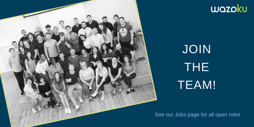 WazokuHq's tweet photo. We're hiring! Are you a marketing campaign manager, with 2-4 years’ experience, driving demand generation campaigns, managing content creation and events? We want to talk to you! https://t.co/fUGrxfJnKG https://t.co/unjvmulOA6