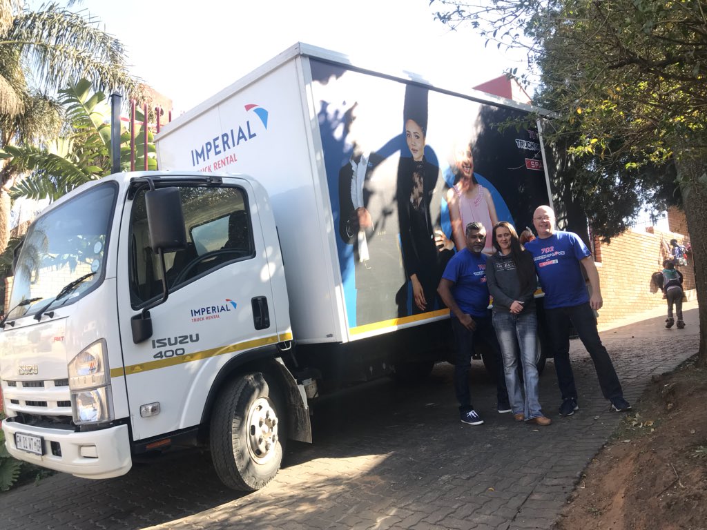 Radio702's tweet photo. New Beginningz currently houses 25 children and has been in operation since 2001! We stopped by with tons of baby essentials from Spar & goodies to keep warm throughout the winter #702TOL https://t.co/ezSZFdwSEN