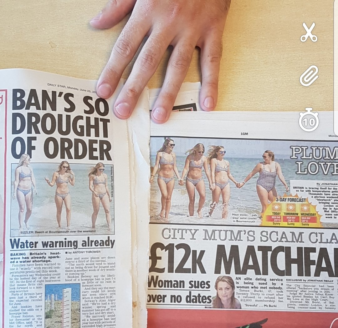 @Daily_Star any explanation to why you have cropped the larger lady off? #fatshaming well done to the @TheSun #thepeoplespaper