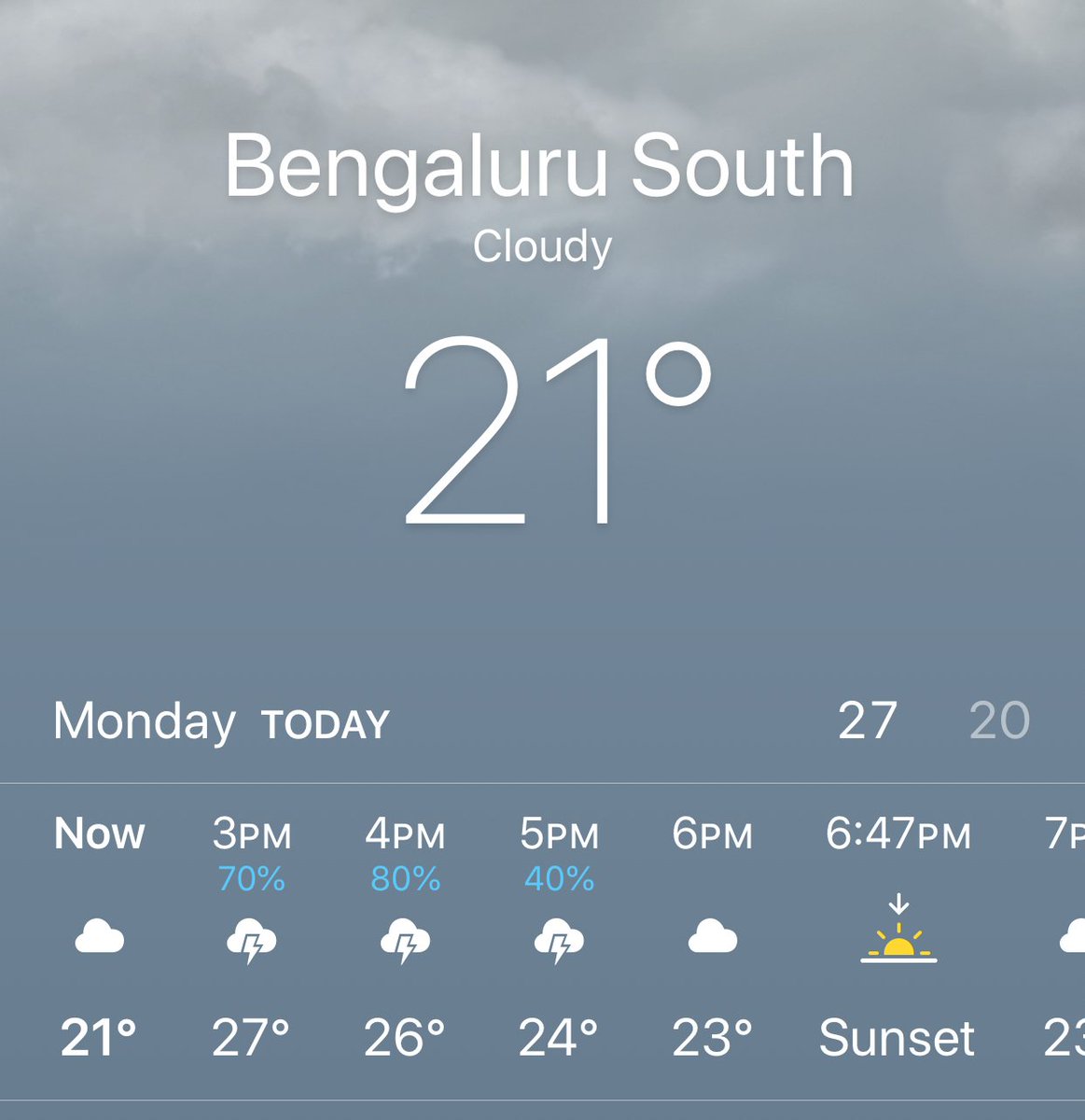 msathia's tweet image. Beautiful #bengaluru weather. Past 4 days. #modination #kumarasamynation