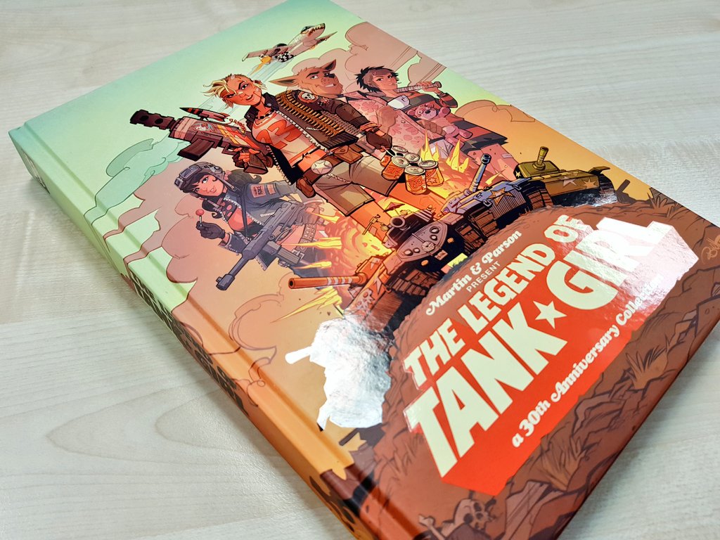 CaptNorth's tweet image. New book! Huge The Legend of Tank Girl comic collection! #TankGirl