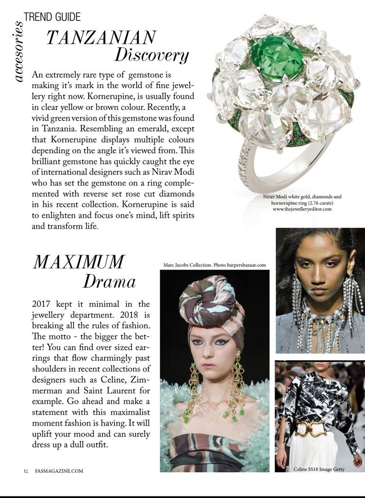 FasMagazine's tweet image. Tanzanian discovery! A rare gemstone recently discovered in Tanzania is making it's mark in the international
world of fine jewellery worldwide. (More about gemstone #kornerupine here 👉🏼goo.gl/MxYQqG)