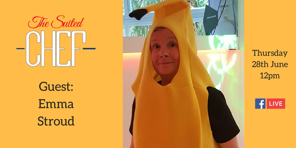 Join us this week on the Suited Chef with Emma Stroud 

Thursday at 12:30pm