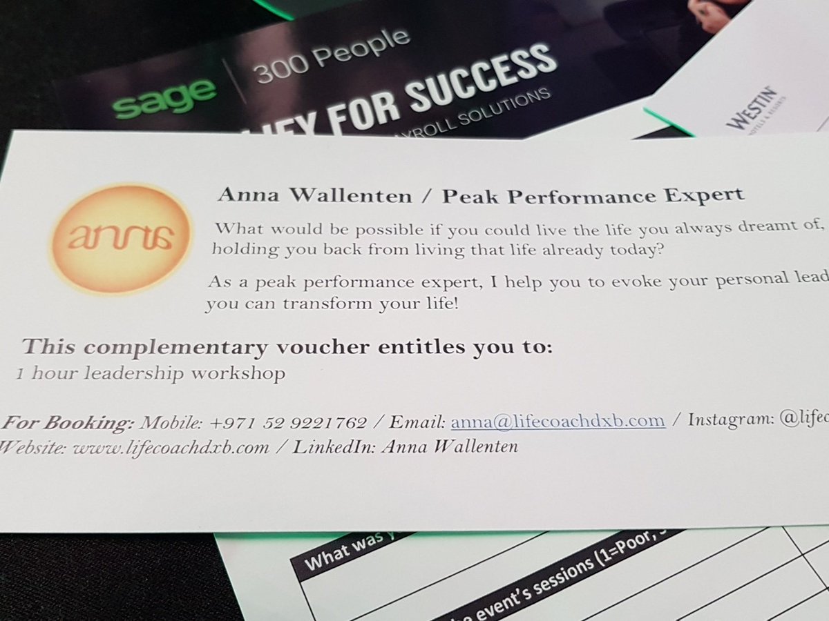 nihadekhlas's tweet photo. @SageMiddleEast #sage300people @annawallenten ... proud to receive a one hour leadership session with you! https://t.co/jybl1cmkF6