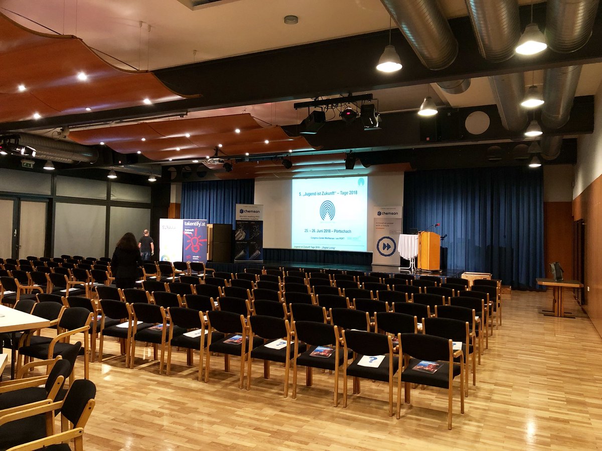 Jetzt geht‘s los: #Teamtalentify bei den #JugendistZukunft Tagen 2018 in Pörtschach. Zwei Tage gemeinsam Zukunft gestalten #zukunftbilden