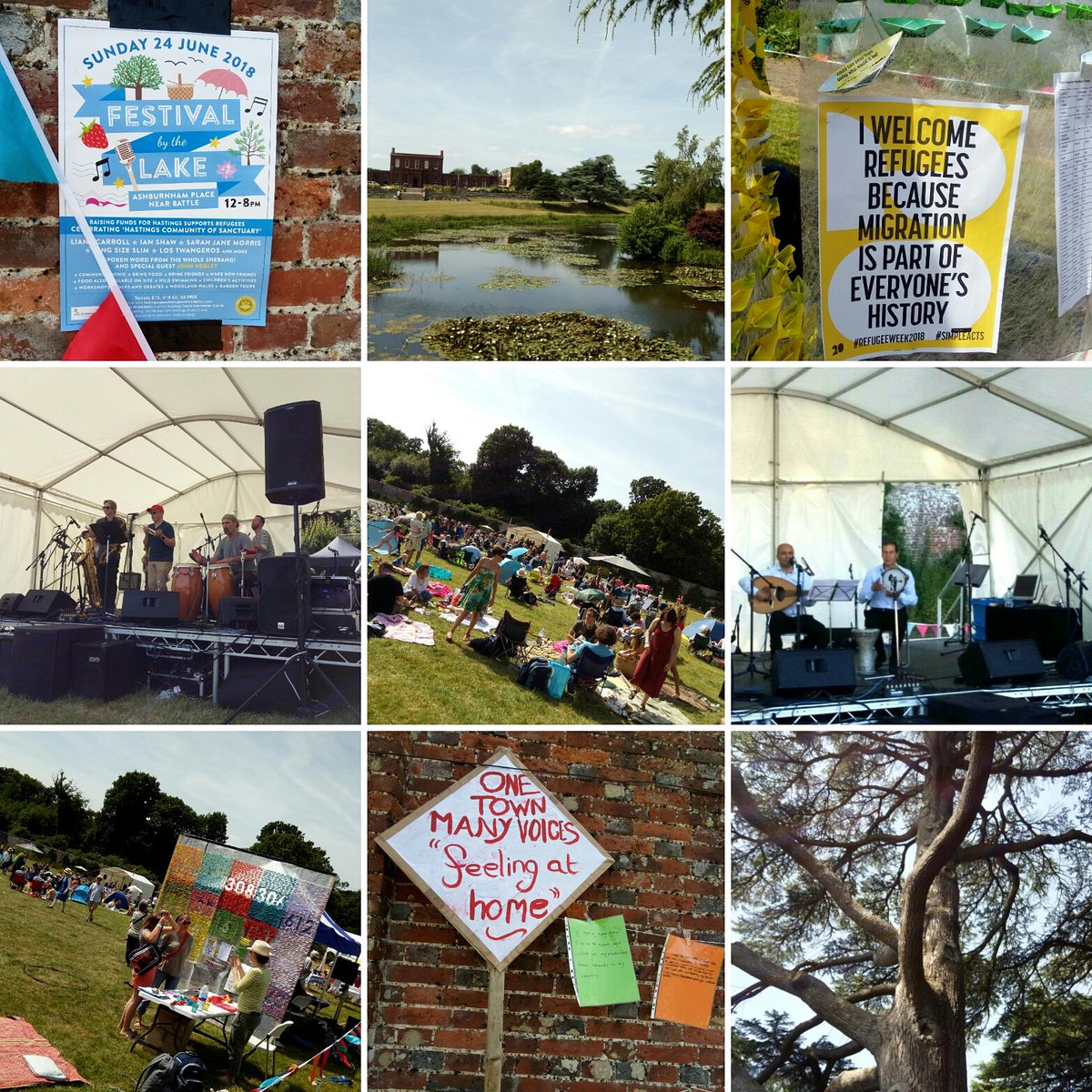 HastingsPpls's tweet photo. Amazing day at #HastingsSupportsRefugees #FestivalBytheLake Music, campaigning, poetry, readings, swimming, walking, food, friendship. Over 1000 attending. #Ashburnham
#refugeesin #Toriesout #refugeeswelcomehere #nooneisillegal #noborders #internationalist https://t.co/Tj8vcryfU2