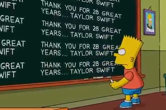 KmersCooks's tweet photo. @sebasgmouret  Otra razón por la que Taylor Swift es una REINA. Salir en uno de los openings de los Simpsons. https://t.co/w37APv7vAR