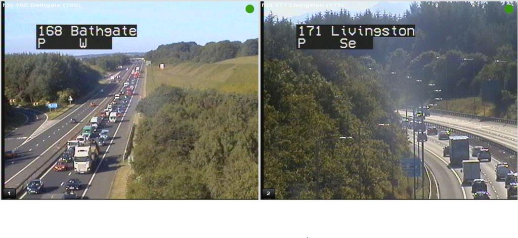 trafficscotland's tweet photo. ❗NEW❗ 08:10⌚
#M8 E/B around J2 Newbridge - broken down HGV in lane 1 ⛔ Adding to delays in the area as well as the non-trunk road closure on #A899 at Livingston due to an HGV shedding it's load.
#BeAware @SETrunkRoads https://t.co/EgmHn1uFNW