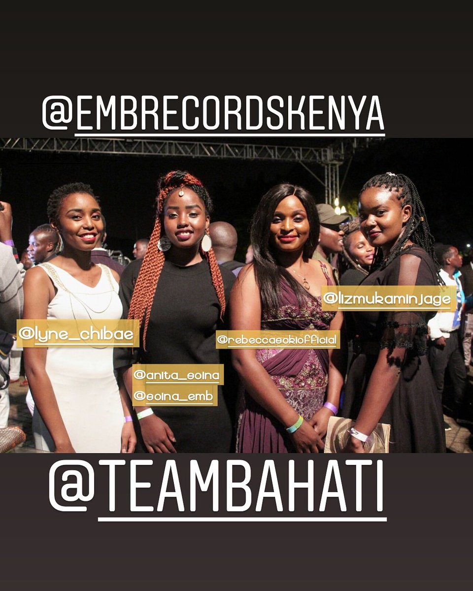 The #EMBGIRLS.  GLAM......
#EMBTOURMURANGA