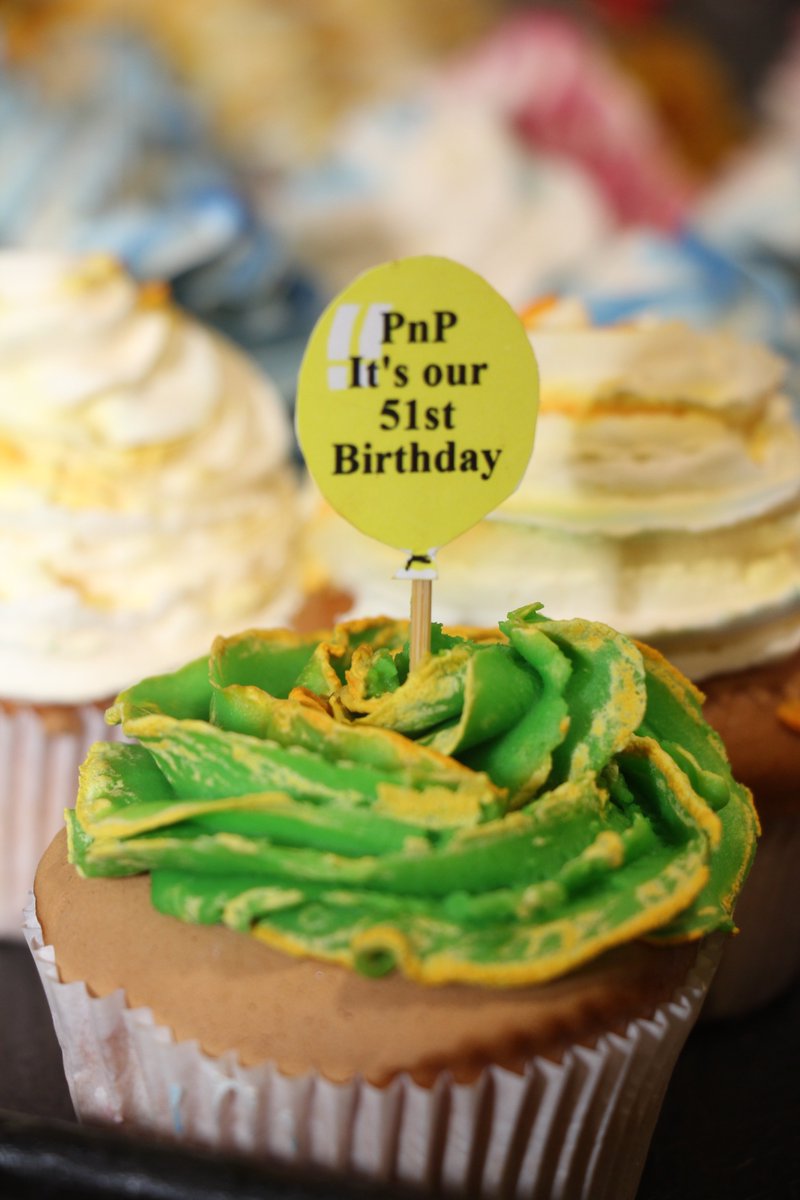 OverstrandMuni's tweet photo. Like all birthdays worth celebrating, Pick ‘n Pay Hermanus marked its 51th with cake and cupcakes! 
While cutting the cake, Mayor Dudley Coetzee wishes Pick n Pay Hermanus a happy birthday earlier this morning. https://t.co/hTpVVlIxsI