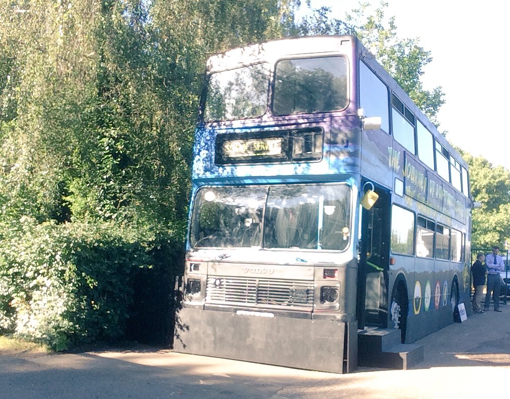 LukeDealBBC's tweet image. Back on the road for the @MarkGlennMurphy show @BBCSuffolk and this morning I’m @PotKilnPrimary to find out why they’ve transformed @hedinghambuses into a library. More at 0838