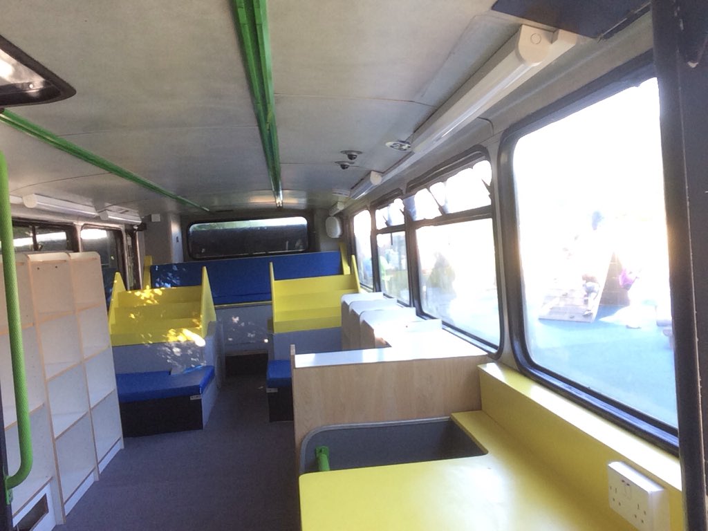 LukeDealBBC's tweet image. Back on the road for the @MarkGlennMurphy show @BBCSuffolk and this morning I’m @PotKilnPrimary to find out why they’ve transformed @hedinghambuses into a library. More at 0838