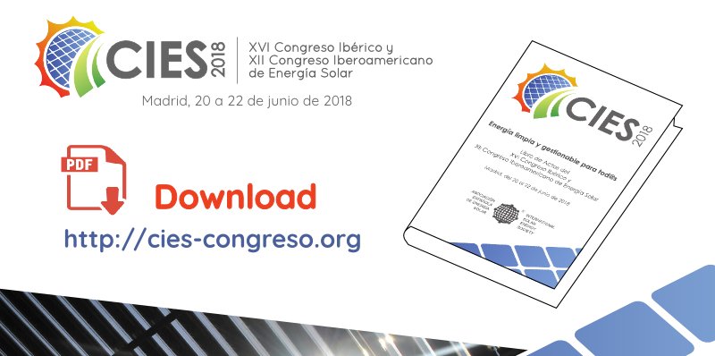 SOLAR_CIES's tweet photo. Ya puedes descargar el libro de actas del XVI Congreso Ibérico y XII Iberoamericano de Energía #Solar ☀ #SolarCIES2018 celebrado en #MADRID en https://t.co/OE77FB7pSk #renovables #fotovoltaica https://t.co/23LwXmxfZu