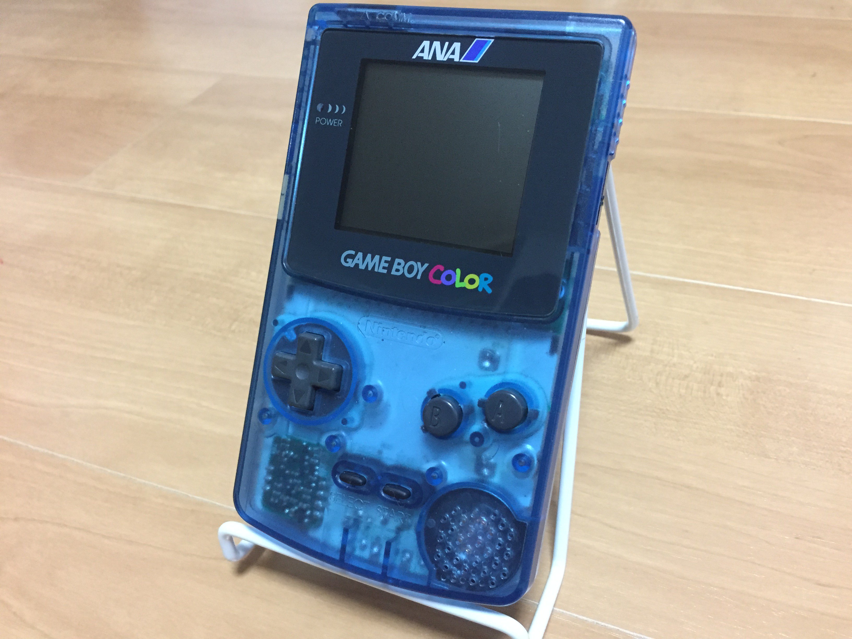 ゲームボーイ - 非売品　ゲームボーイカラー　ANA限定クリアブルー 希少 ANA限定品 任天堂 ゲームボーイカラー スケルトンブルー