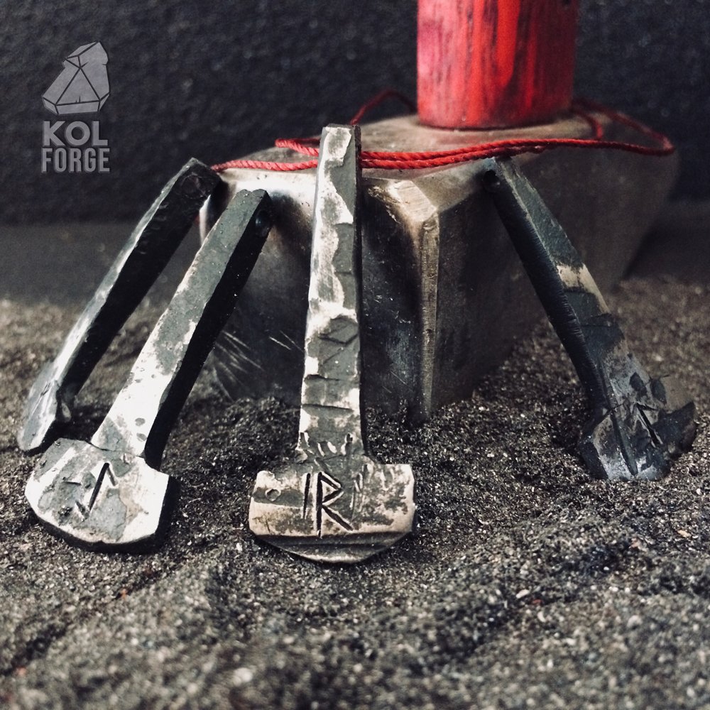 KolForge's tweet photo. Hammer Forged Pre-Battle Pendant - now available from https://t.co/6z6xUGMtIH https://t.co/J4MSuP9PYU