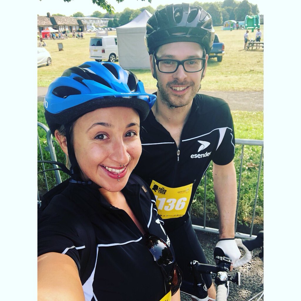 nadyawithawhy's tweet photo. So yesterday was friggin’ awesome. I got to cycle 50 miles alongside one of my besties in the ☀️ and even got back on my bike after falling off. I may be strapped up today but I’m totally ready to do it again! @CycleLiveNotts #CycleLiveNotts https://t.co/1Egtcjdkhr
