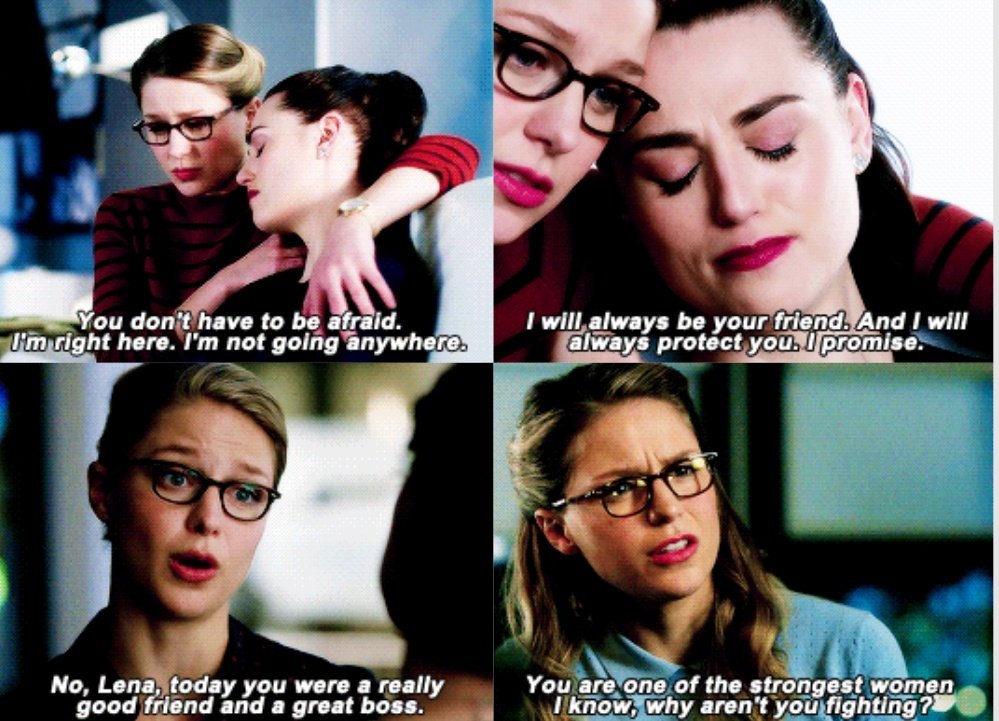 Kara @ Lena // Lena @ Kara  #Supercorp