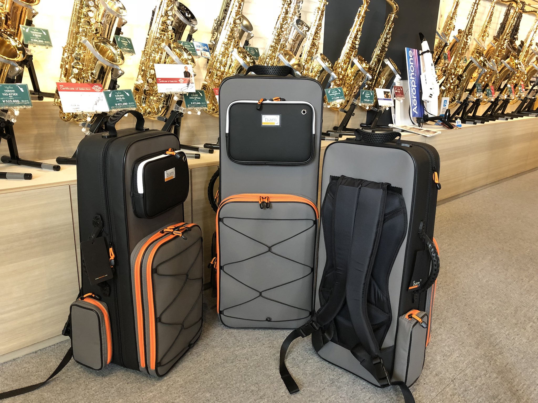 お洒落 BAM PEAK テナーサックス用セミハードケース BAM PEAK テナー