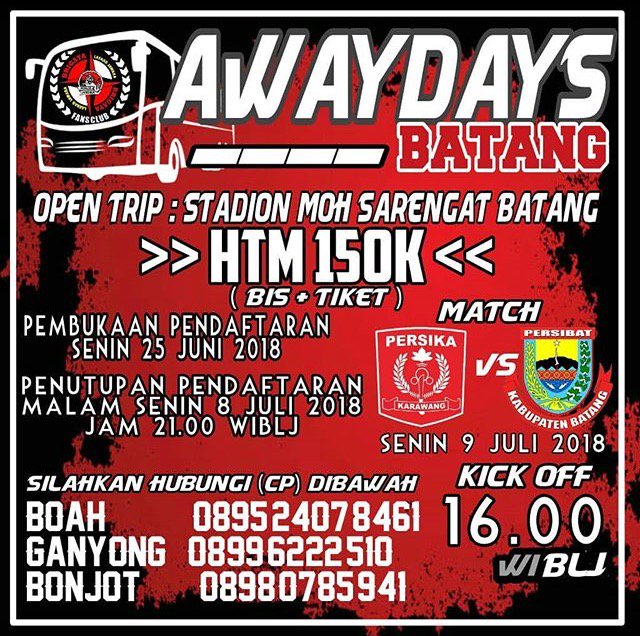 Kuy !!! 
Hubungi Contact Person di bawah atau datang langsung ke Sekretariat kami di ruko nomor 3 , tribun utara Singaperbangsa.