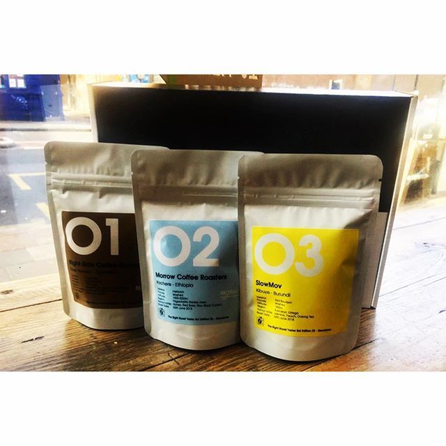 It’s that time again!  @therightroast Barcelona Taster Set on our shelves. 
No1. Colombian from @rightsidecoffee 
No2. Ethiopian from @morrowcoffee 
No3. Burundian from <a href="/slow/">Slow Ventures</a>.mov 🔥🔥🔥🔥🔥🔥 #MoreThanCoffee #SecondShotCoffee #socialenterprise #cafe #h… ift.tt/2K5ltHU