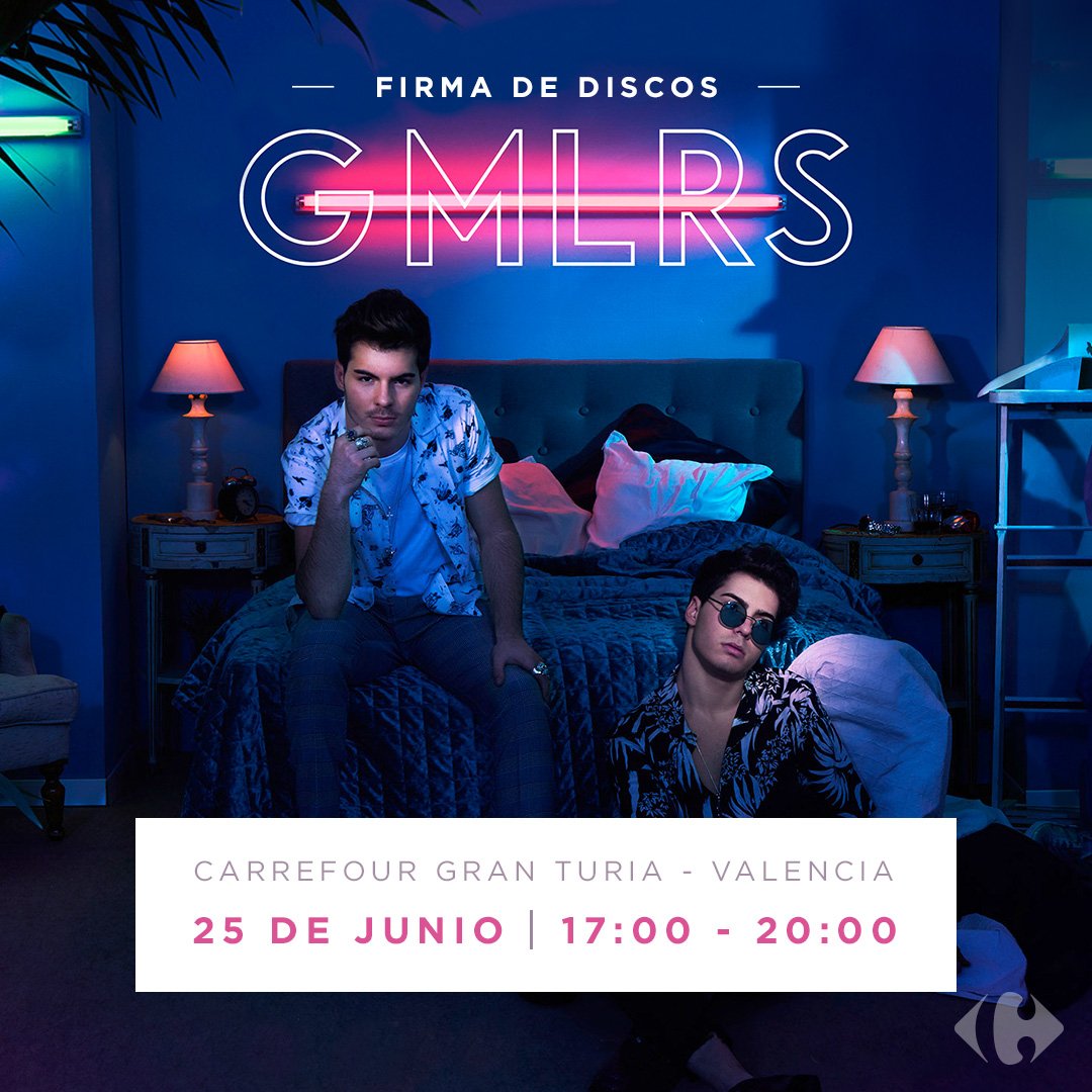 CarrefourES's tweet photo. ⚠ ¡Nueva firma de @GemeliersMusic hoy lunes en nuestro centro Carrefour Gran Turia (Valencia)! ⚠ 

¡Te esperamos, no faltes! 😁👏👏👏

*Consulta toda la información en el centro de la firma https://t.co/a5Zq5YShZe