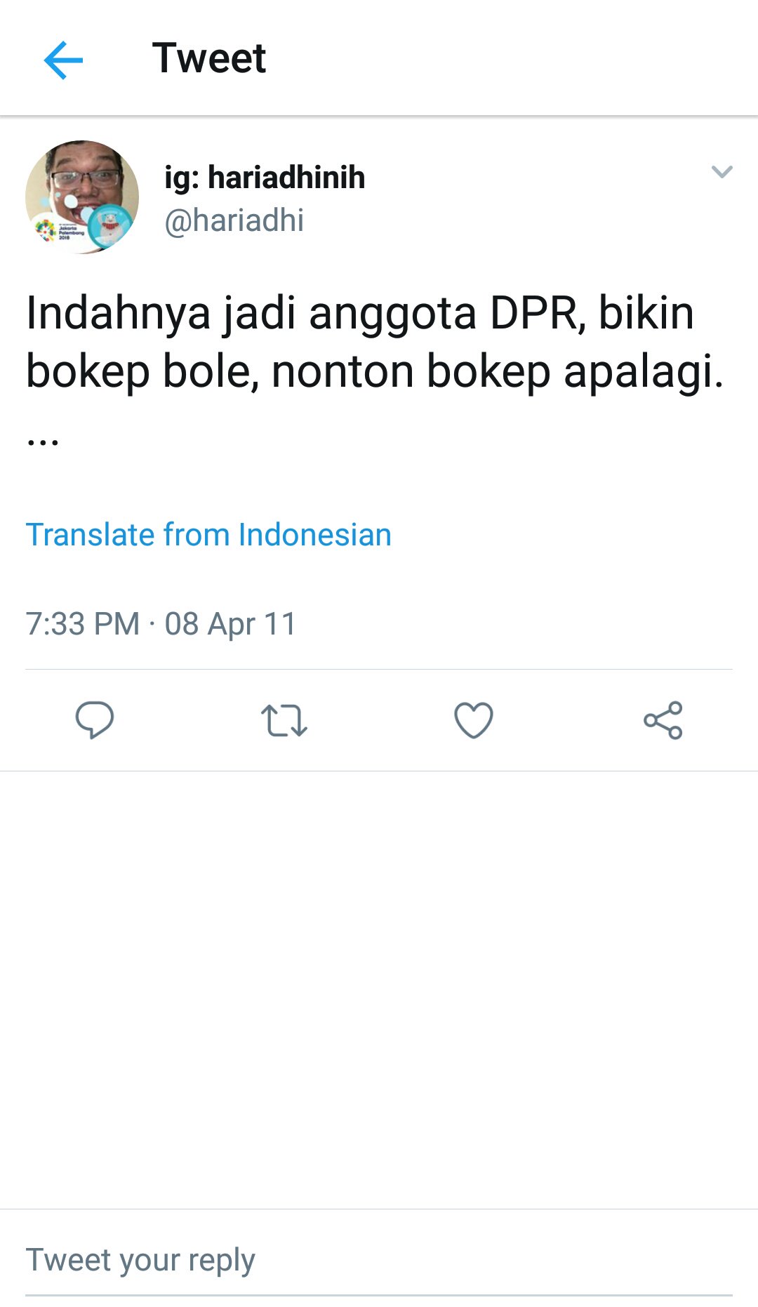 99 on X: @hariadhi Inilah @hariadhi sebelum dan sesudah kegep nonton bokep  😊 (iii) t.cohrhMLiHjdp  X